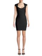 Jump Cap-sleeve Mini Dress