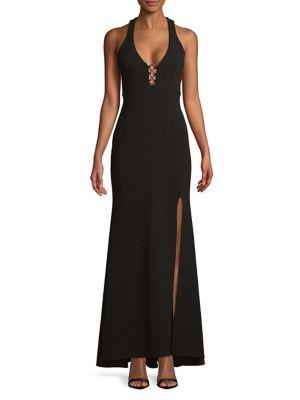 Jump Glitter O-ring Gown