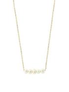 Effy 14k Yellow Gold & 3.5mm White Pearl Pendant Necklace