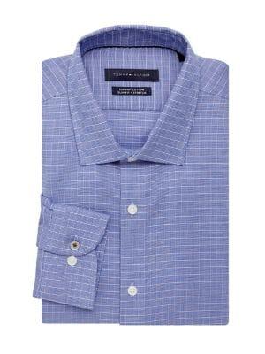 Tommy Hilfiger Grid-printed Dress Shirt