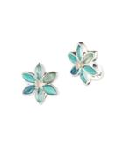 Anne Klein Floral Turquoise Earrings