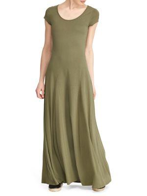 Lauren Ralph Lauren Jersey Scoopneck Maxi Dress