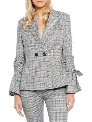 Walter Baker Ella Plaid Suit Jacket