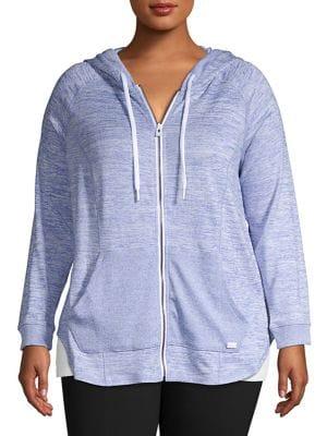 Marc New York Performance Plus Zip-up Drawstring Hoodie