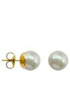 Majorica Classic 14mm White Pearl Stud Earrings