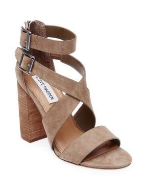 Steve Madden Sundance Suede Ankle-strap Sandals