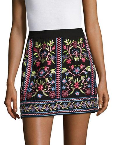 Vero Moda Floral Embroidered Mini Skirt