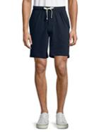 Black Brown Campus Jersey Knit Shorts