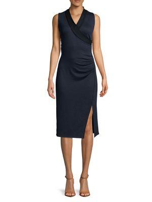 T Tahari Welma Knit Wrap Dress