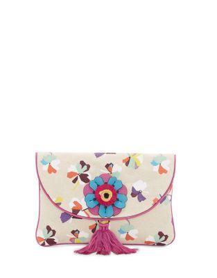 Vince Camuto Ree Canvas Convertible Clutch