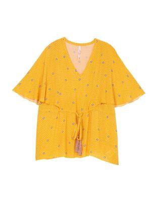 Melissa Mccarthy Seven7 Patterned Batwing Top