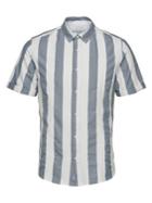 Only And Sons Stripe Oxford Shirt