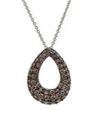 Le Vian Chocolatier 14k Vanilla Gold & Chocolate Diamond Pendant Necklace