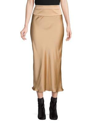 Free People Normani Bias Midi Skirt