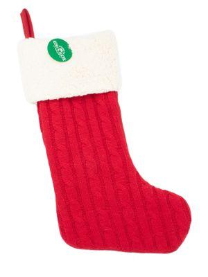 Kurt S. Adler Cable-knit Stocking