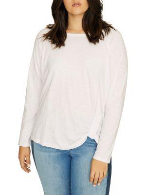 Sanctuary Plus So Twisted Long Sleeve Tee