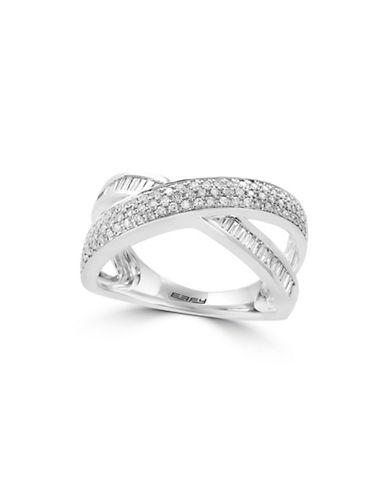 Effy Classique Diamond And 14k White Gold Ring