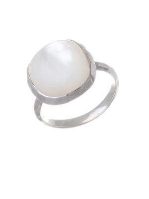 Lord & Taylor Pinctada Mother-of-pearl And Sterling Silver Ring