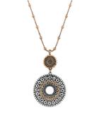 Lucky Brand Pave Dream Tribal Pendant Necklace