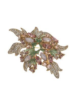Anne Klein Goldtone Cluster Brooch