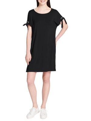 Calvin Klein Short-sleeve Self-tie Dress