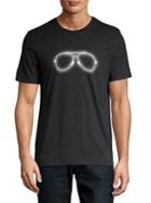 Michael Kors Neon Sunglasses Graphic Tee