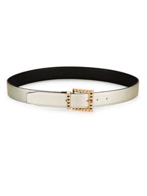 Steve Madden Smooth Faux Leather Belt