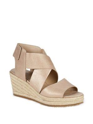 Eileen Fisher Willow Metallic Espadrilles