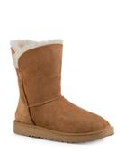 Ugg Classic Cuff Fur Suede Ankle Boots