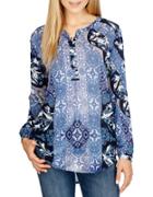 Lucky Brand Abstract Printed Top