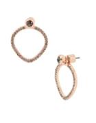 Kenneth Cole New York Supercharged Rose Gold Drop Earrings