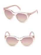 Emilio Pucci 57mm Lucite Cat Eye Sunglasses