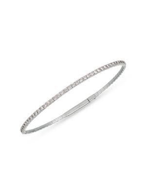 Morris & David 14k White Gold & 3.05 Tcw Diamond Bracelet