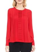 Vince Camuto Petite Pintuck Front Top