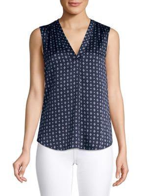 Vince Camuto Petite V-neck Tank