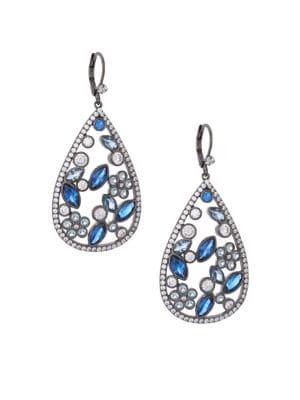 Nina E-matalin Crystal Drop Earrings