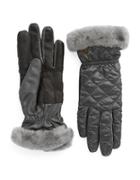 Ugg Shearling Cuff Tech Gloves
