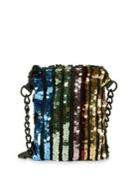 Steve Madden Convertible Rainbow Sequin Belt Bag