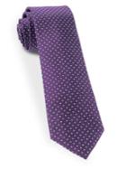The Tie Bar Dot-printed Silk Tie