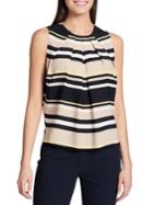 Tommy Hilfiger Sleeveless Woven Striped Top