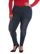 La La Anthony Raw Hem Skinny Jeans