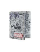 Marvel Abstract Multi-character Leather Tri-fold Wallet