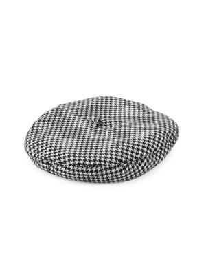 Eric Javits Kate Plaid Woven Beret
