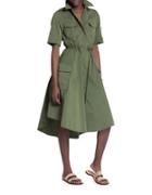 Tracy Reese Military Shirt Dress