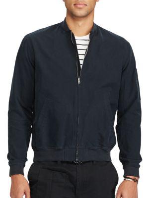Polo Ralph Lauren Cotton Oxford Bomber Jacket