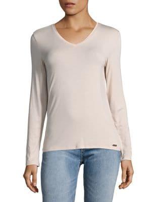 Calvin Klein Petite Long-sleeve Tee