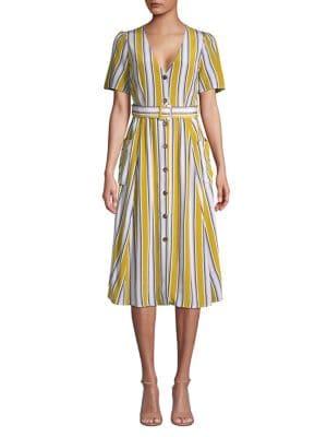 Astr The Label Stripe Scout A-line Dress
