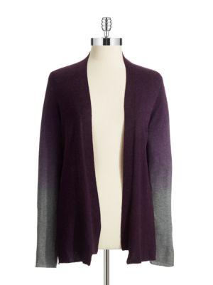 Joan Vass Open Front Cardigan