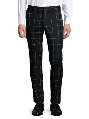 Selected Homme Windowpane-print Pants