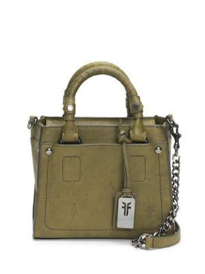 Frye Demi Mini Leather Satchel Handbag